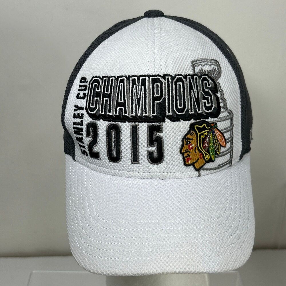 Reebok Chicago Blackhawks Stanley Cup Champions 2015 Hat Cap Youth